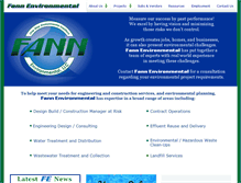 Tablet Screenshot of fannenvironmental.com